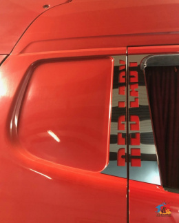 Mercedes MP4 Actros nakładki na grill INOX4 lustro