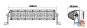 LED-bar, 9-32V, 13,5", 24x3W Osram (Spot) E-mark