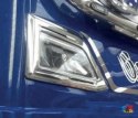 Scania S series nakładki na Halogeny górne Highline INOX