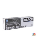 Driving light M-TECH BLACK SERIES 9x5W LED 12-48V 45W 11,2", single row + dynamic position light - side bracket