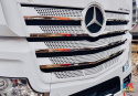 Mercedes Actros Mp4 nakładki na grill tłoczone INOX