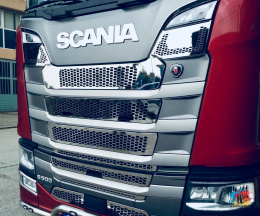 SCANIA S NG Nakładki NIERDZEWNE na GRILL