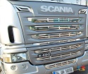 Scania G series grill z blachy INOX super lustro