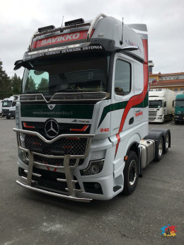 Podszybie INOX Actros/Arocs 2,3 m RST-STEEL