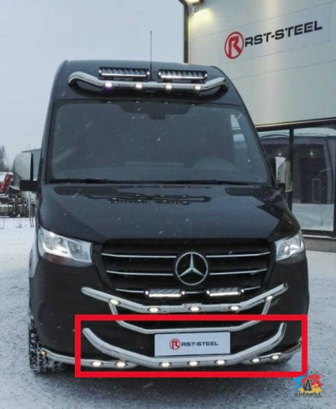 Rura dekoracyjna pod belkę przednią MB Sprinter 2018-